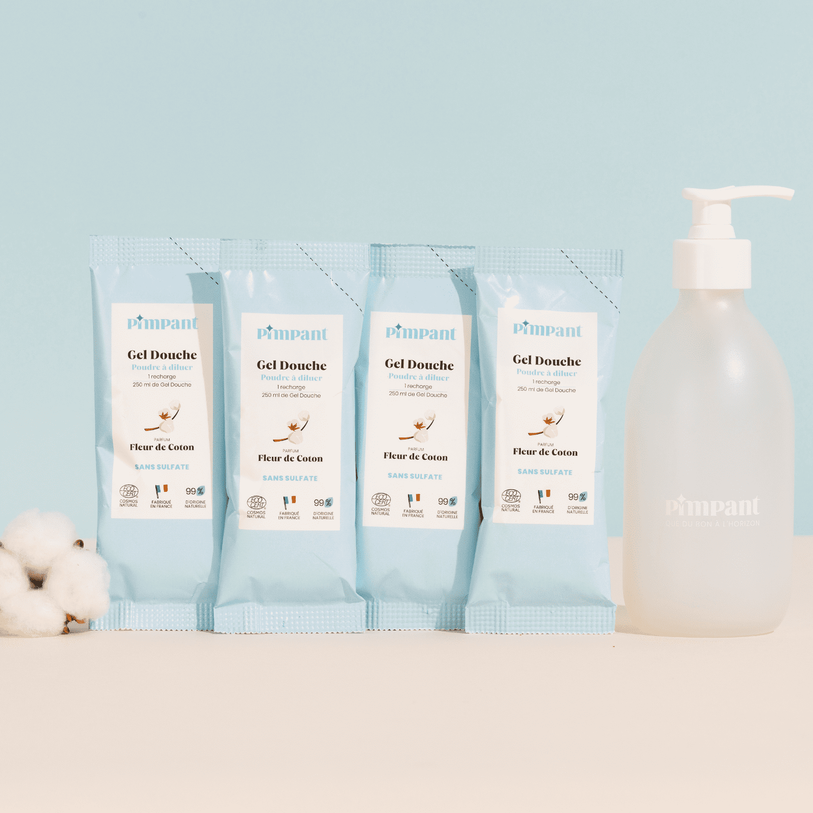 Pack Gel Douche Fleur de Coton