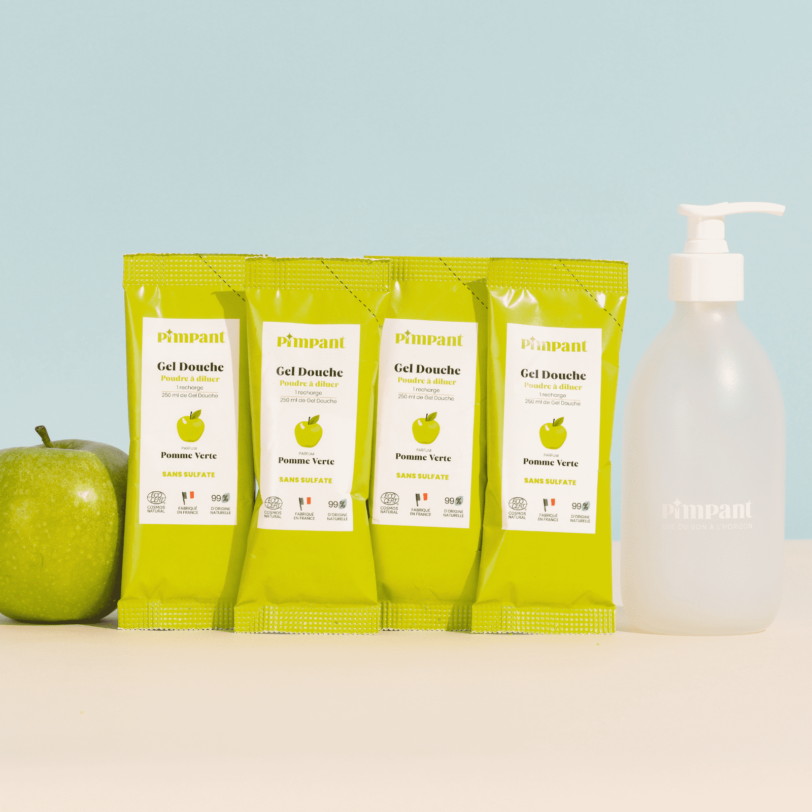 Pack Gel Douche Pomme Verte