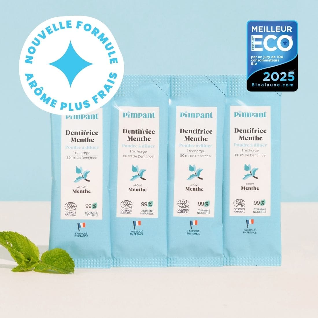 Toothpaste Refills Mint (x4) (NEW FORMULA)