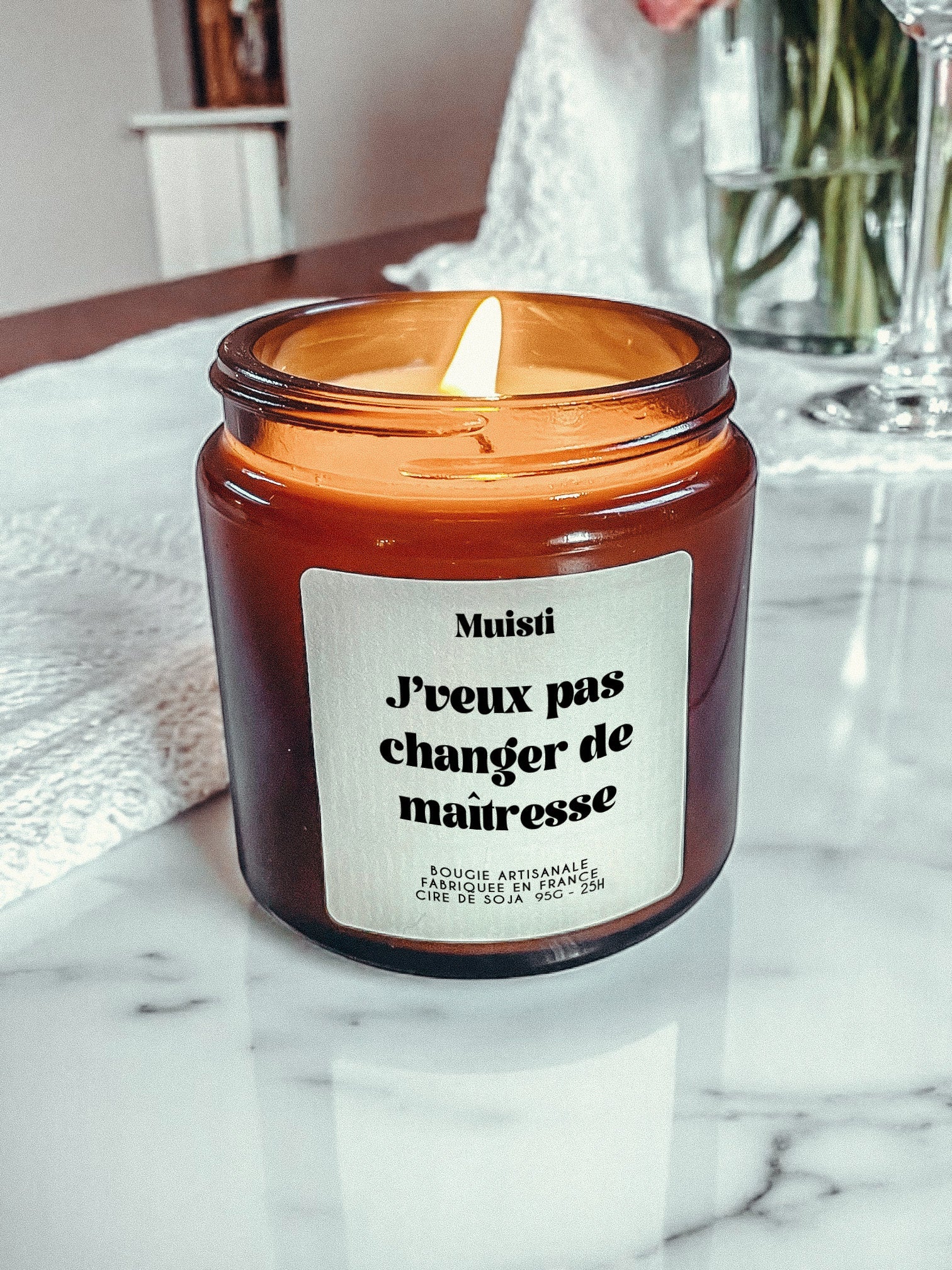 Scented Candle - I Don't Want a New Teacher