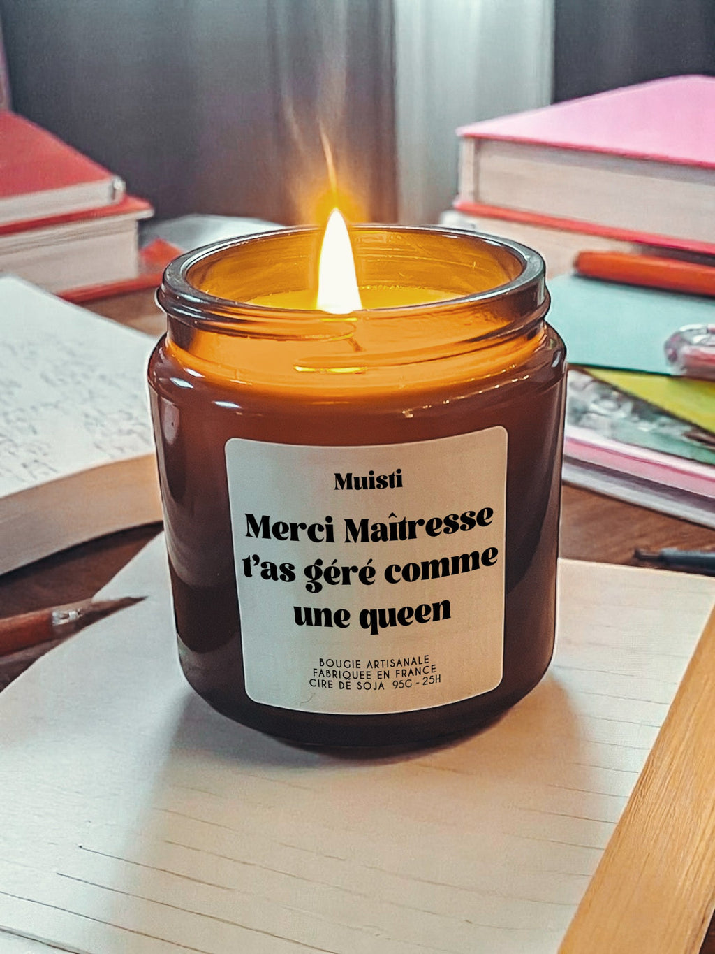 Scented Candle - Thank You Teacher, You Rocked It Like a Queen