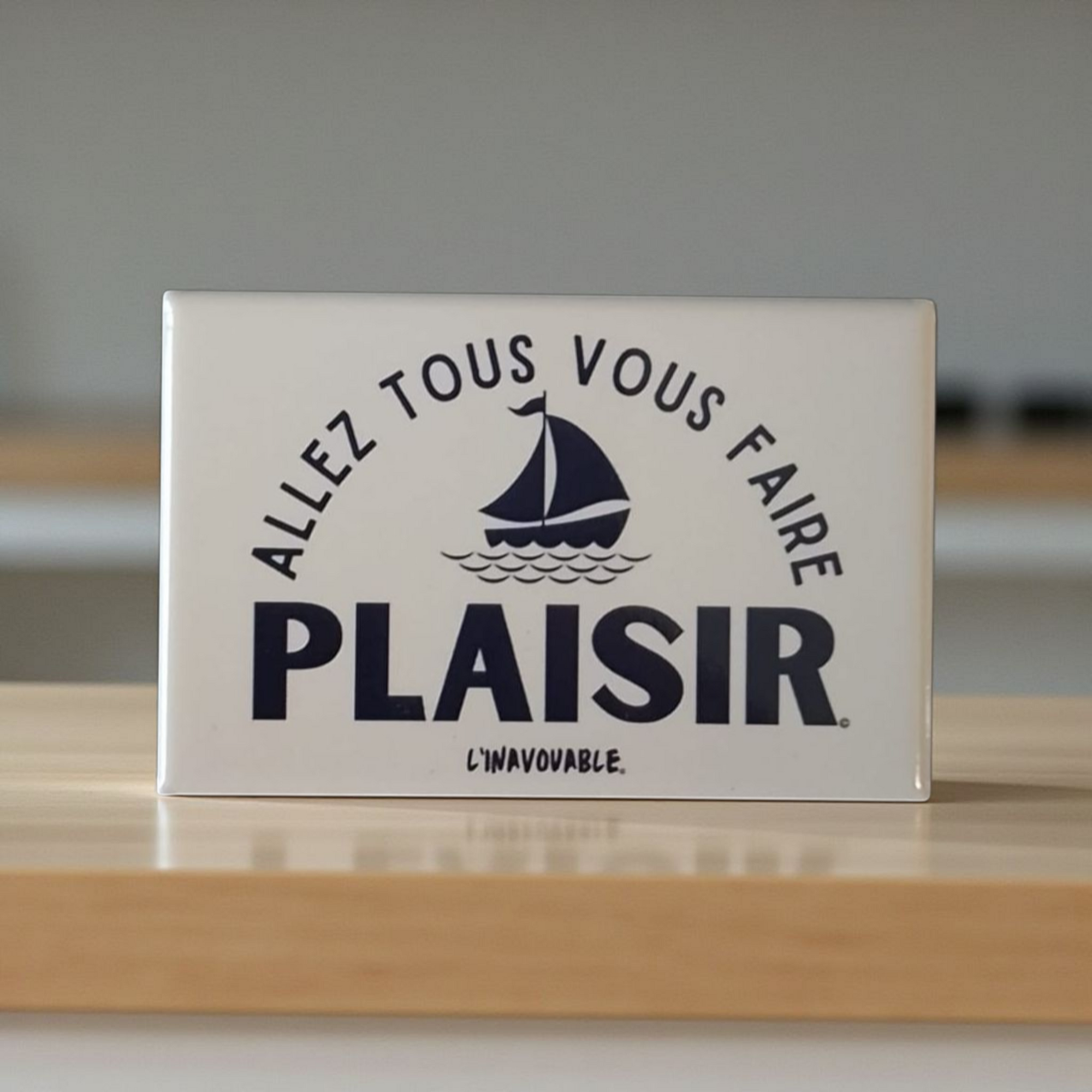 MAGNET "ALLEZ TOUS VOUS FAIRE PLAISIR"