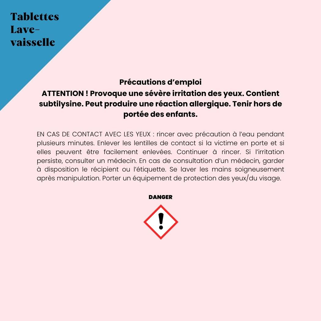 Tablettes Lave-Vaisselle Sans Film