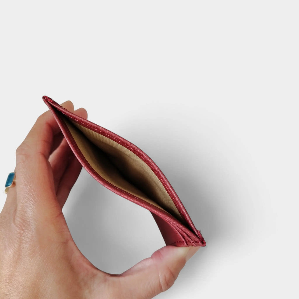 Porte cartes vegan en peau de pomme  Karmyliege