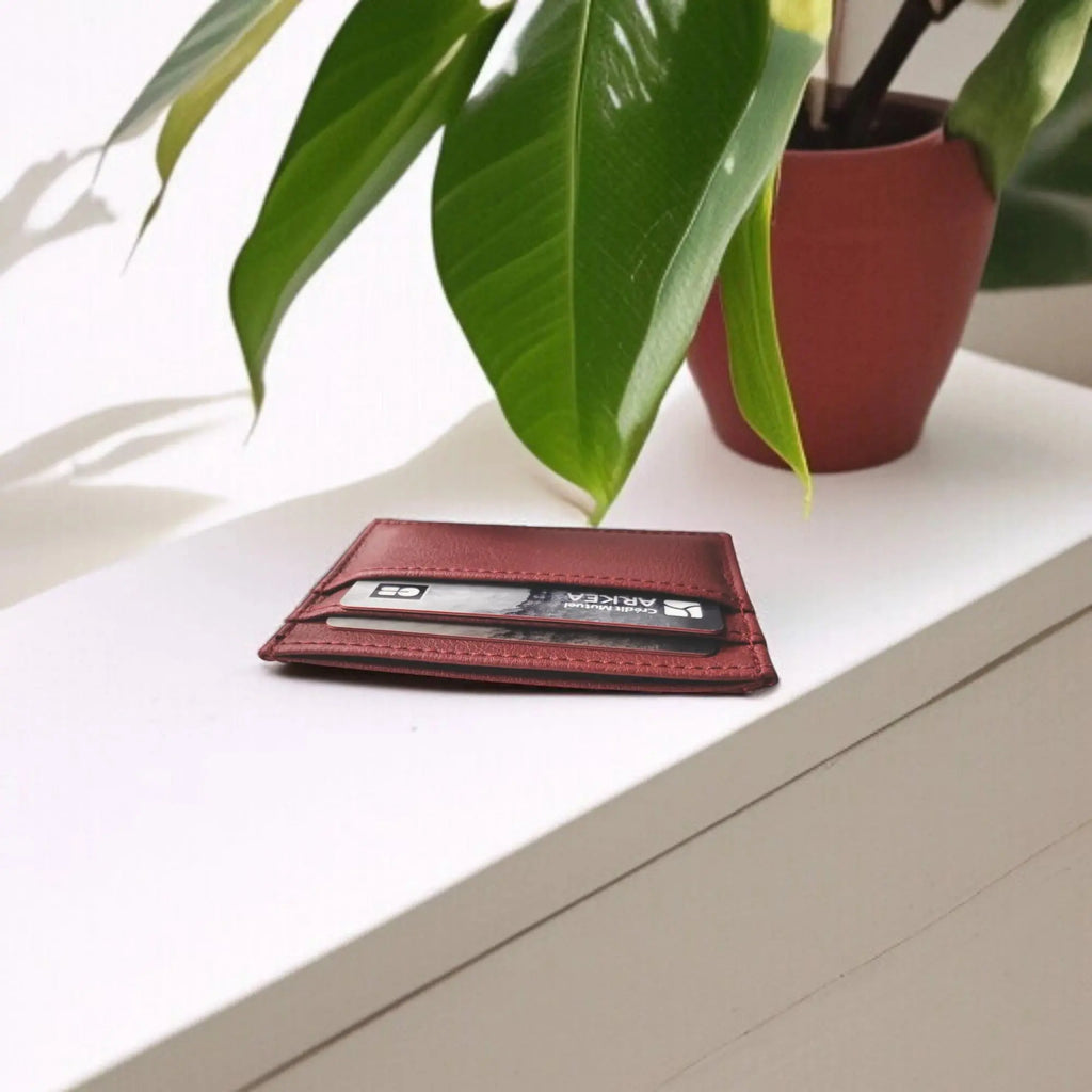 Porte cartes vegan en peau de pomme  Karmyliege