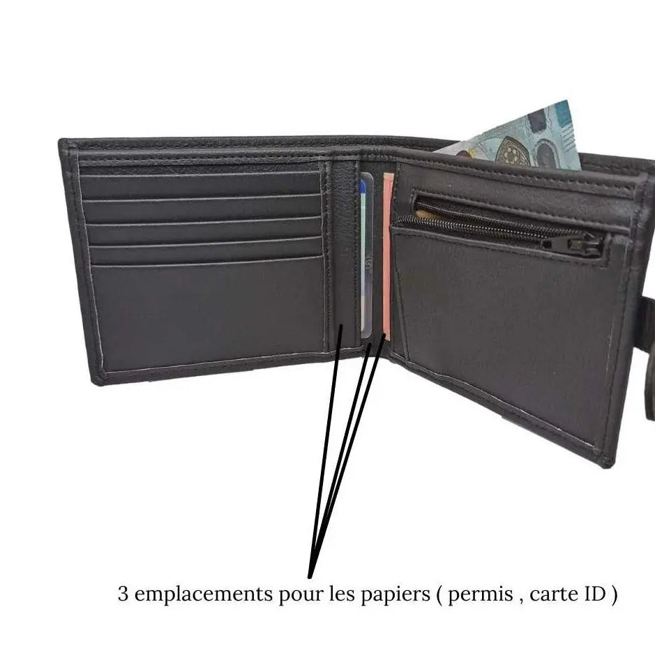 Portefeuille vegan en cuir de pomme - Apple-skin Roman Karmyliege%vegan