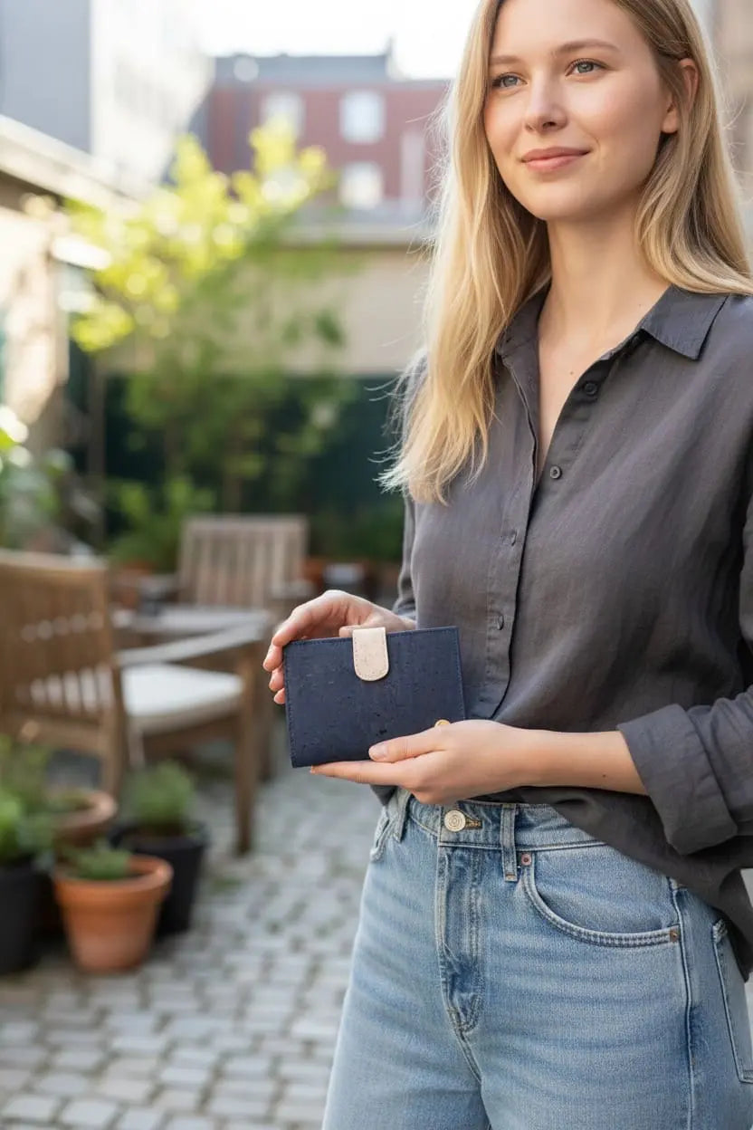 Portefeuille vegan en liège, Zoé  Karmyliege