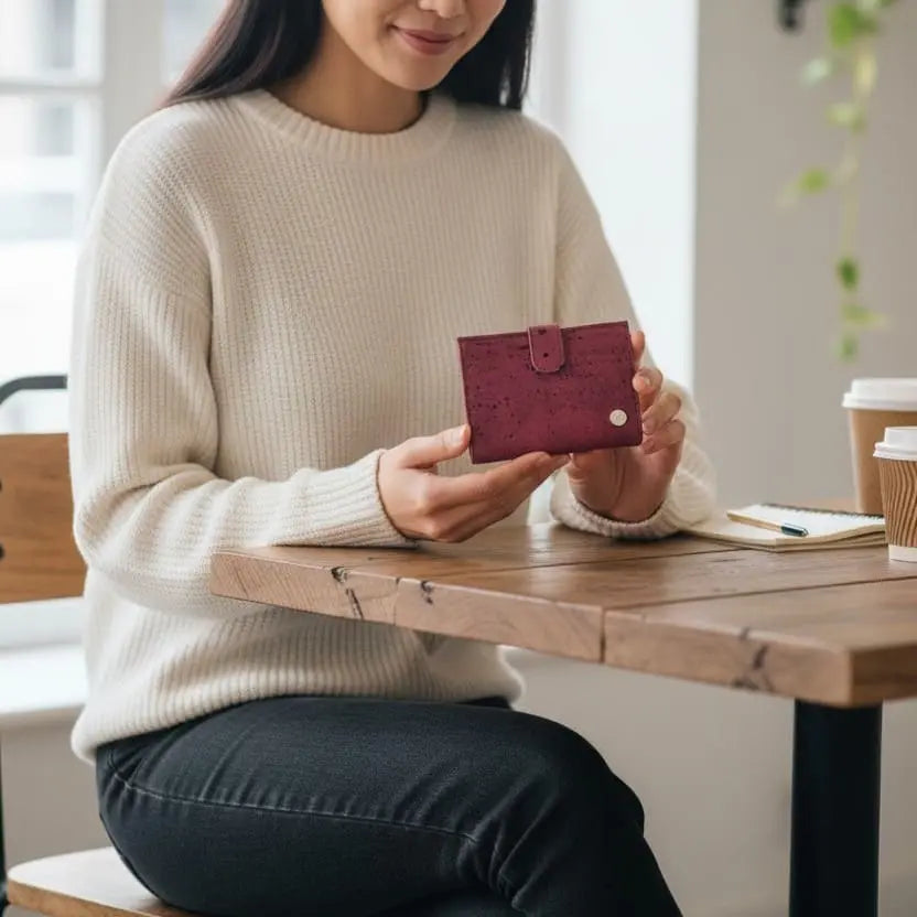 Portefeuille vegan en liège, Zoé  Karmyliege