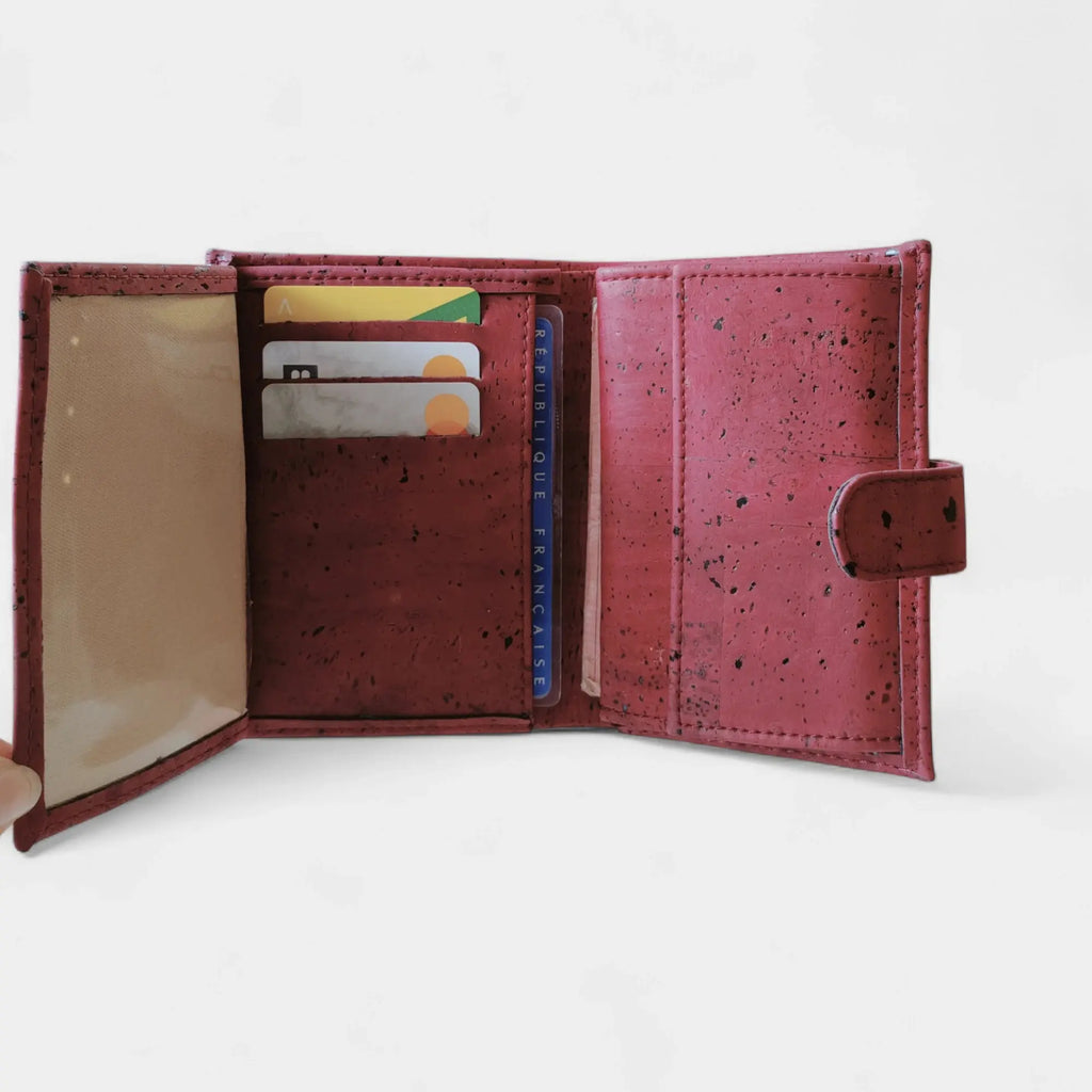 Portefeuille vegan en liège, Zoé  Karmyliege