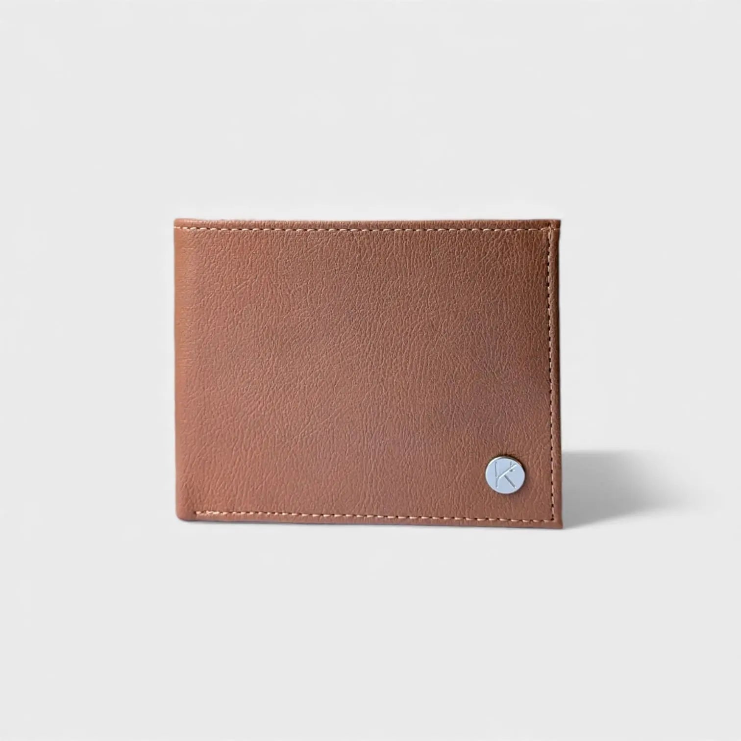 Portefeuille vegan en peau de pomme, Enzio  Karmyliege Camel