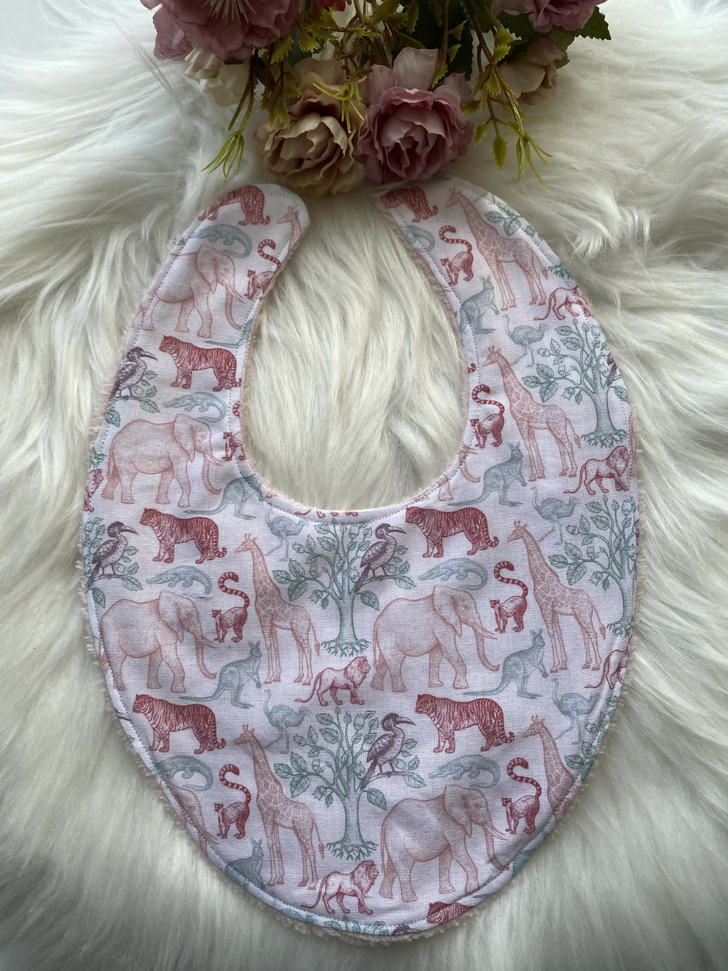BAVOIR GIRAFE ELEPHANT ROSE  