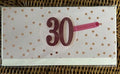 30TH BIRTHDAY CARD AND ENVELOPE