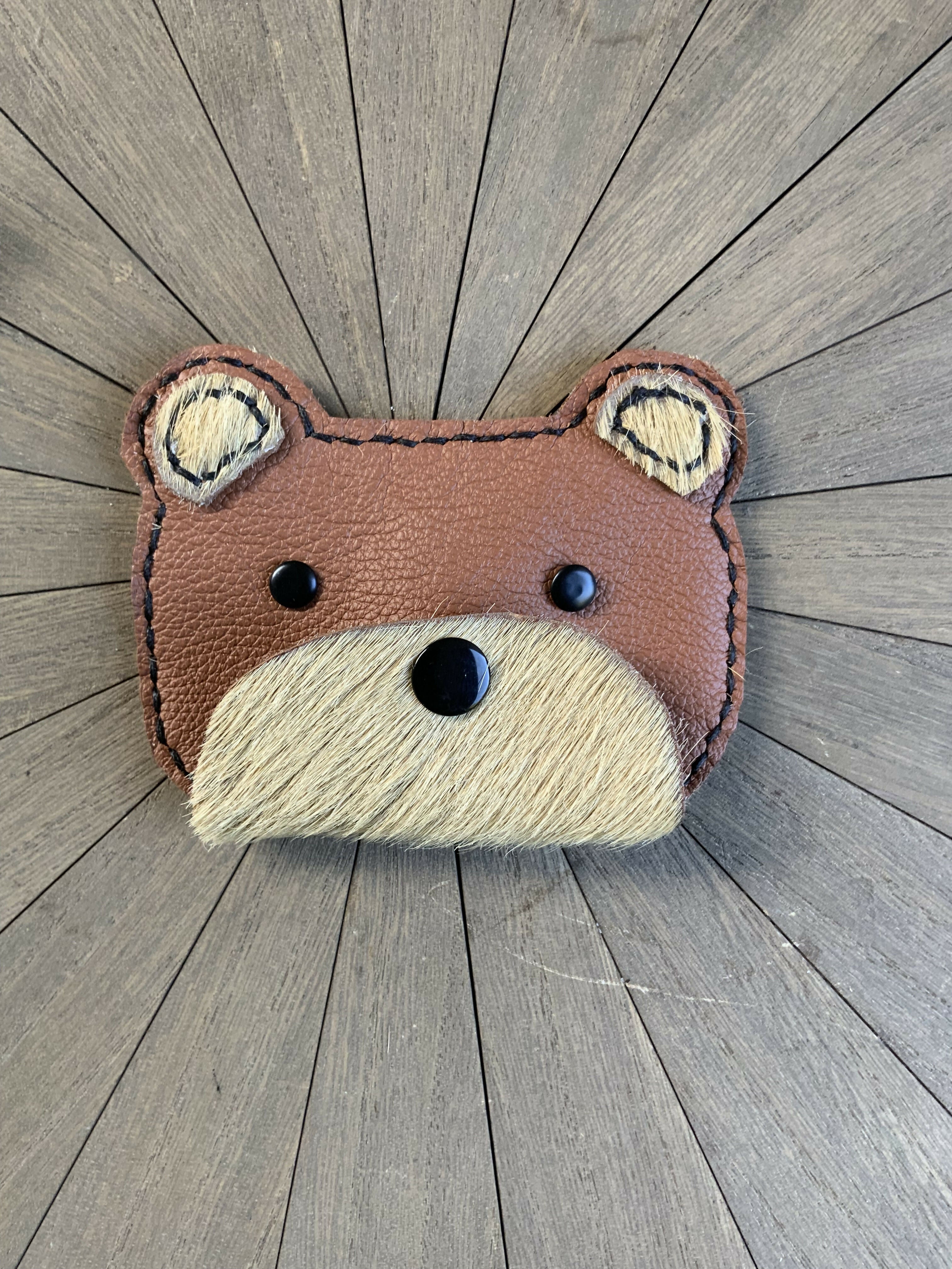 Teddy bear pouch
