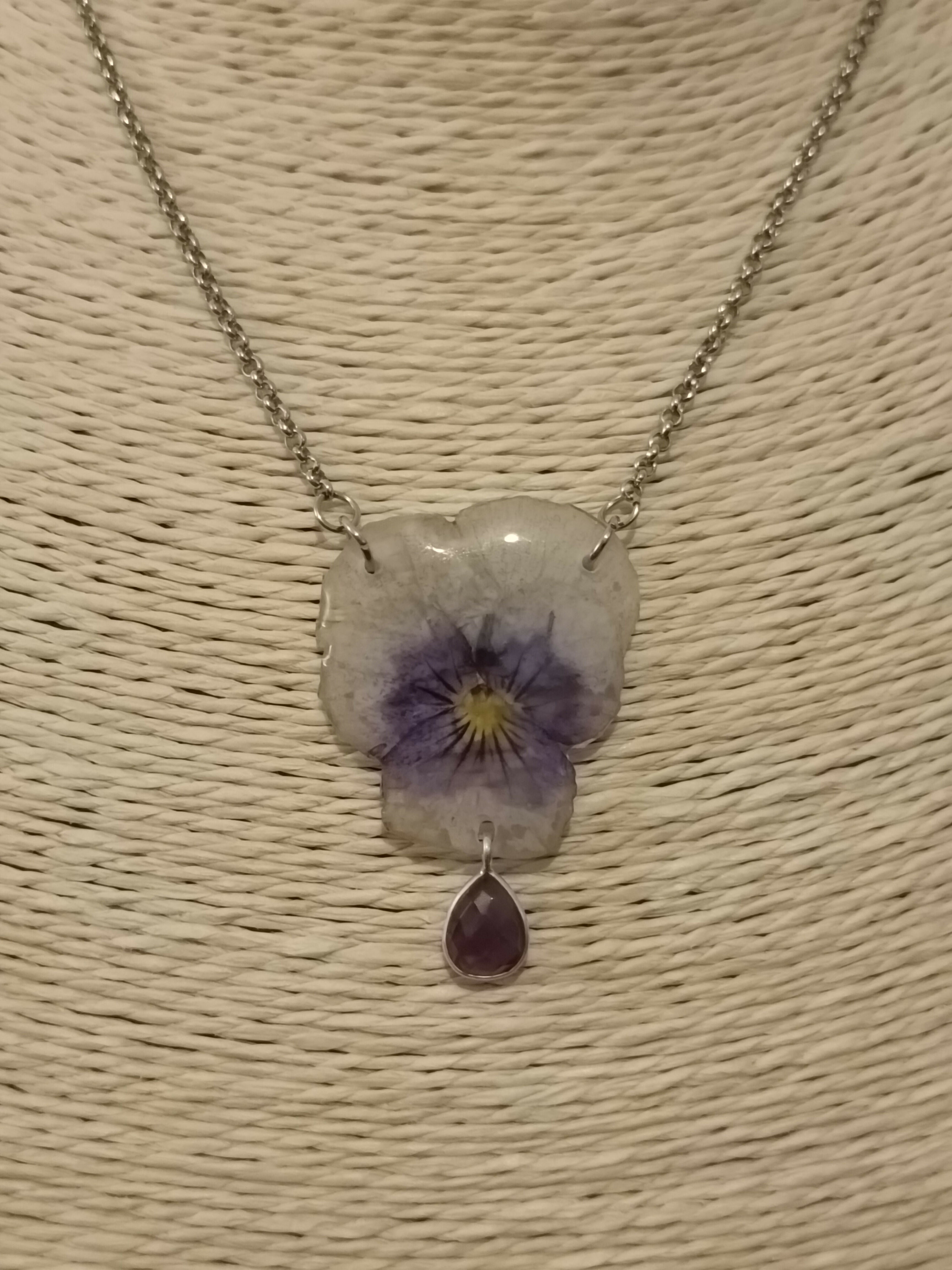 ME/CFS Necklaces Dried Flowers