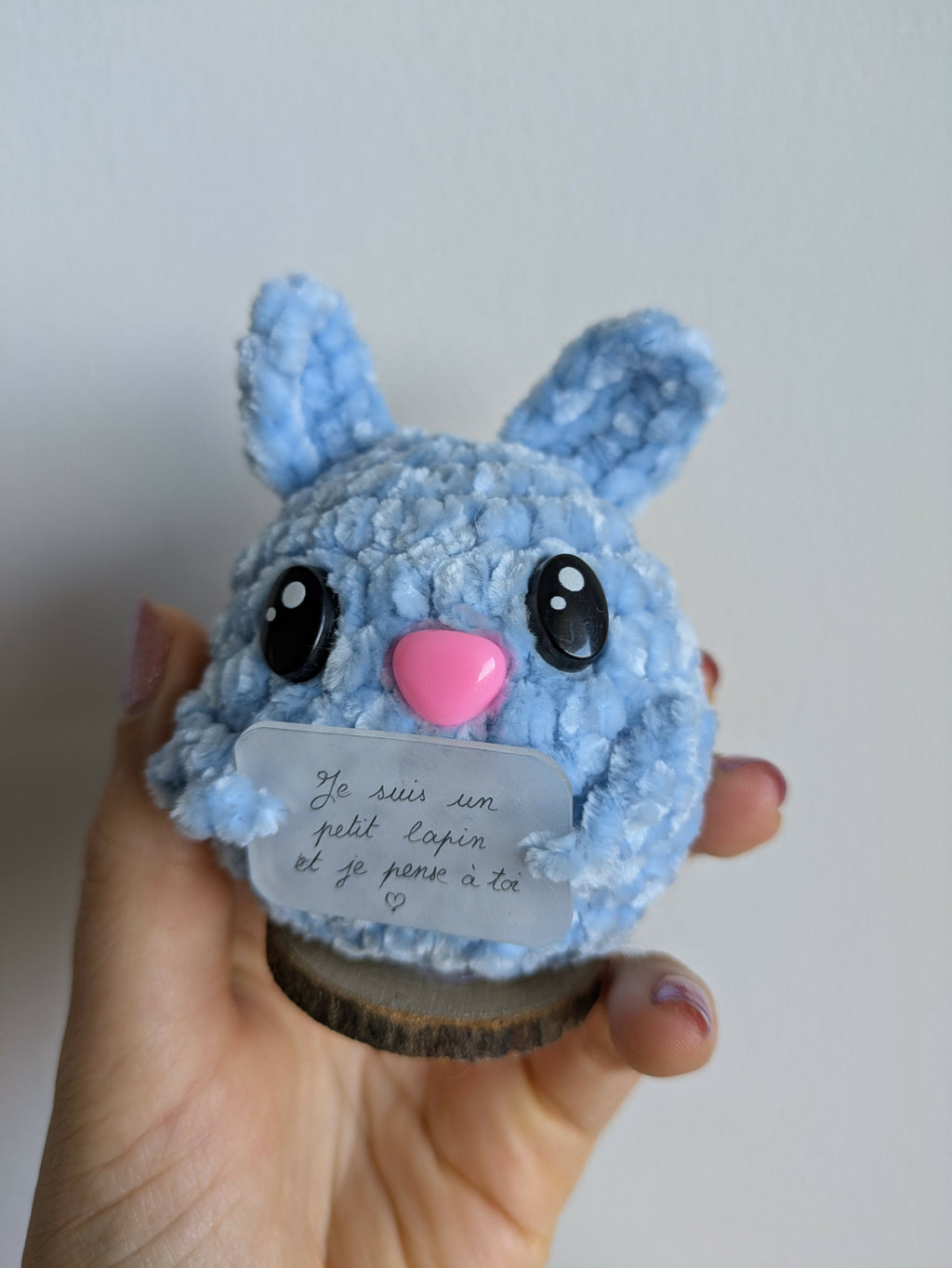 soft cuddly toy with a positive message