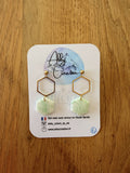 Boucles Hexagone Vert
