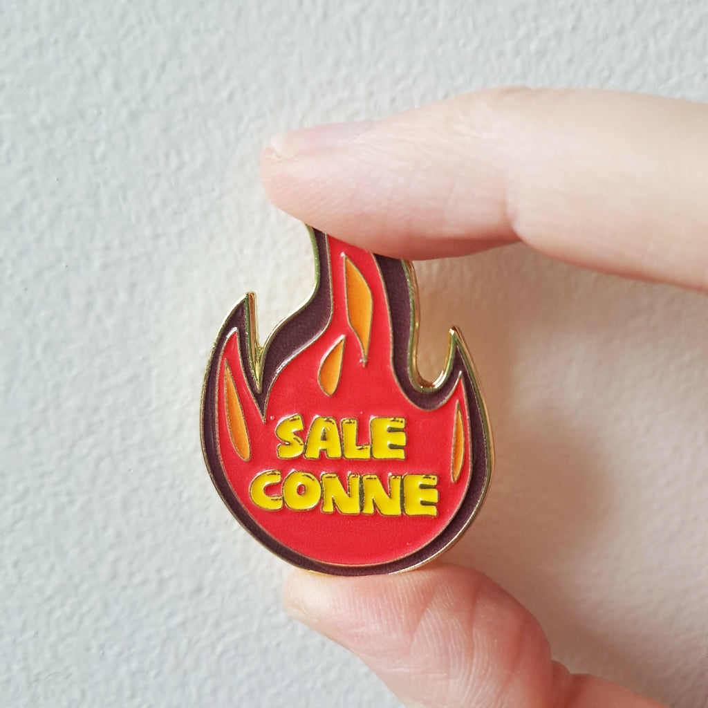 Stupid Sale pin