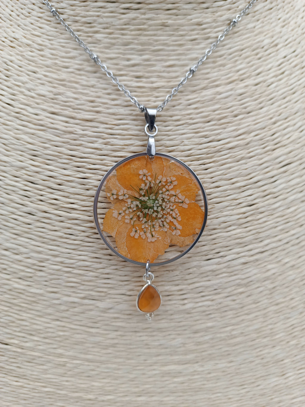 ME/CFS Necklaces Dried Flowers