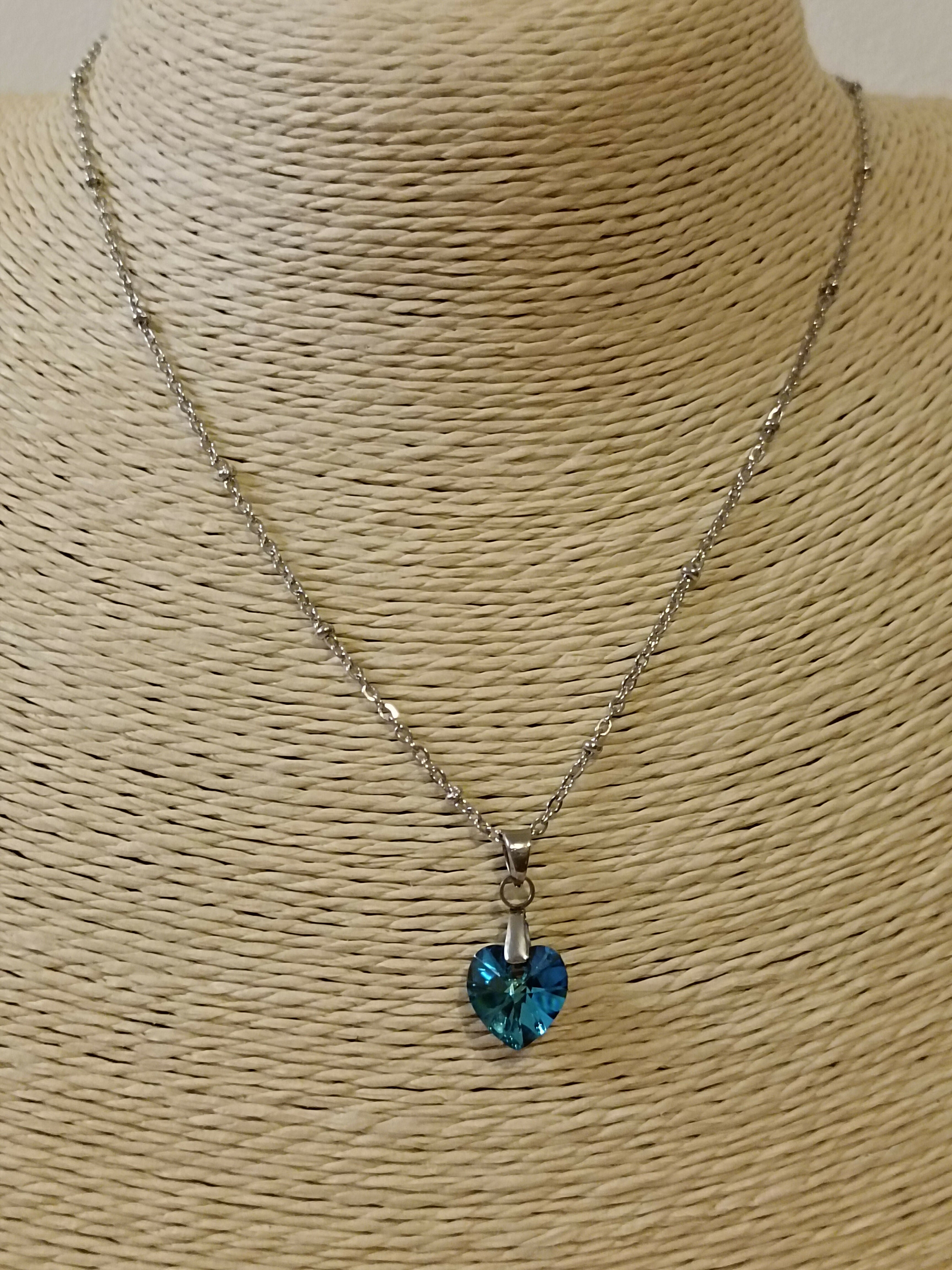 MEL/CCA Silver Heart Necklace