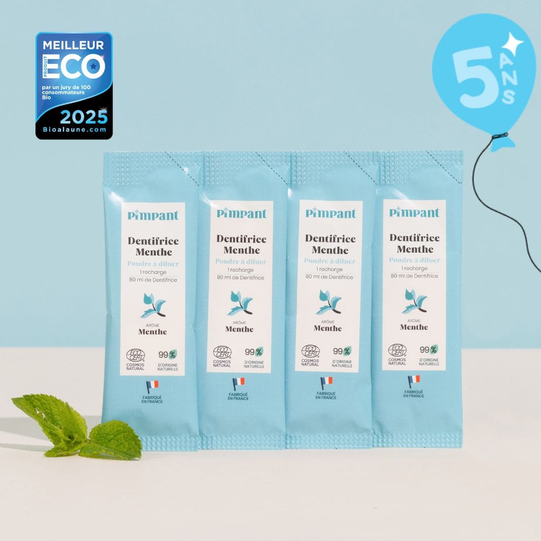 Recharges Dentifrice Menthe (x4)