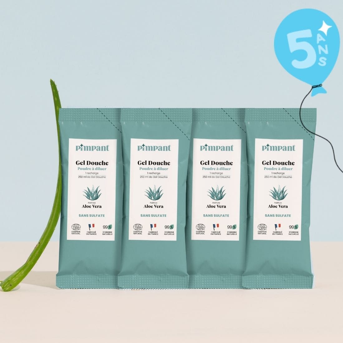 Recharges Gel Douche Aloe Vera (x4)