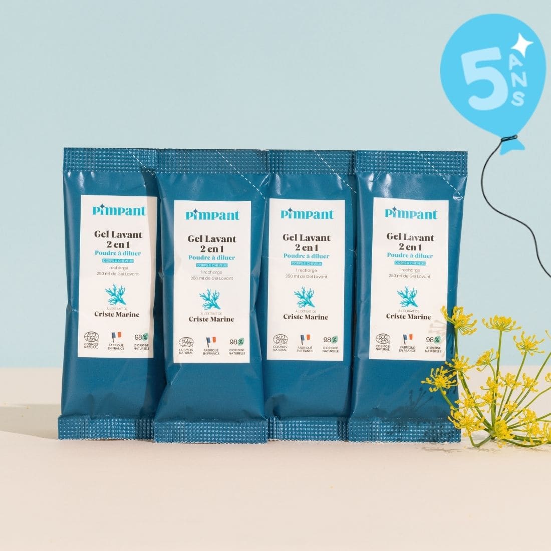 Recharges Gel Lavant 2-en-1 Corps & Cheveux (x4)
