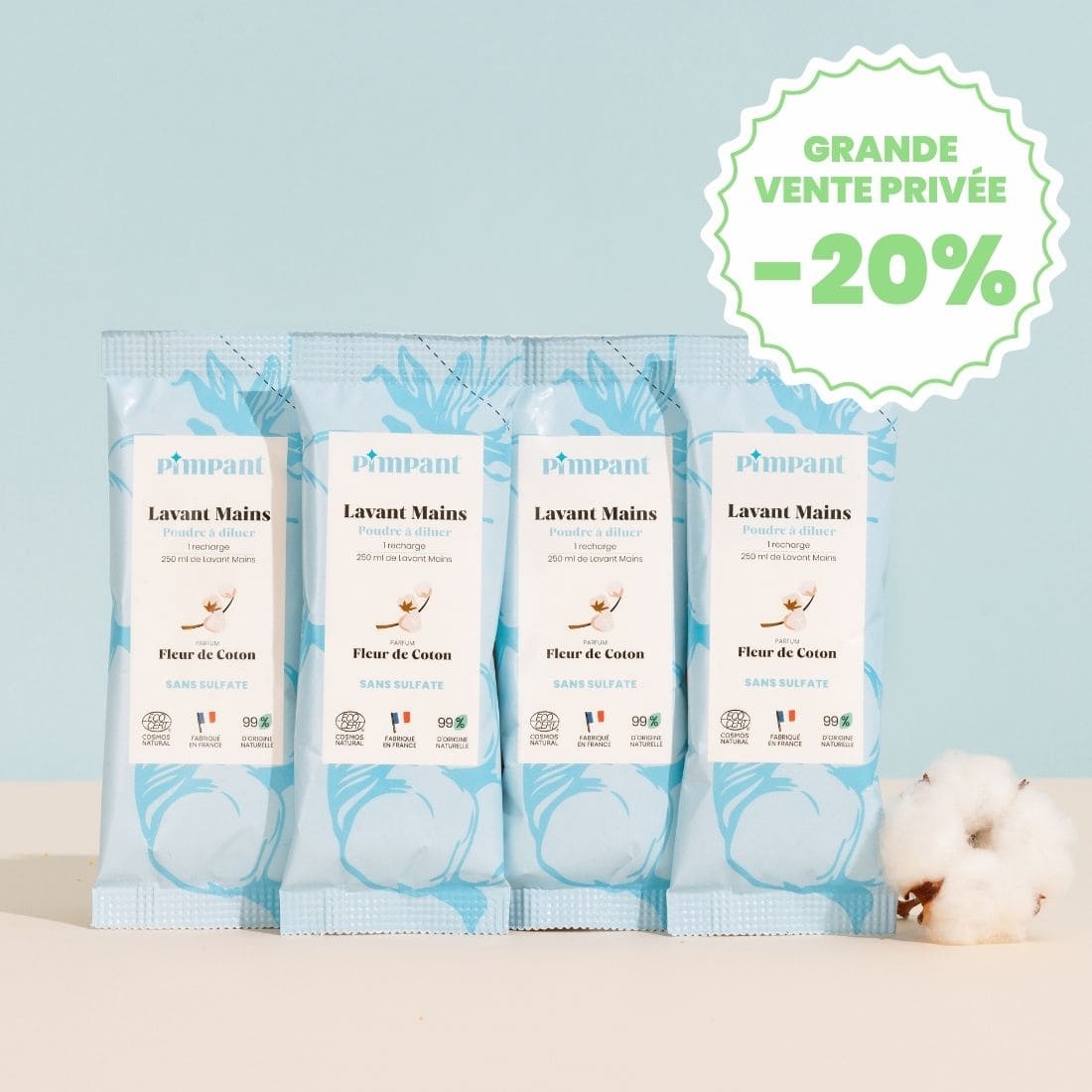Lavant Mains Fleur de Coton (X4)