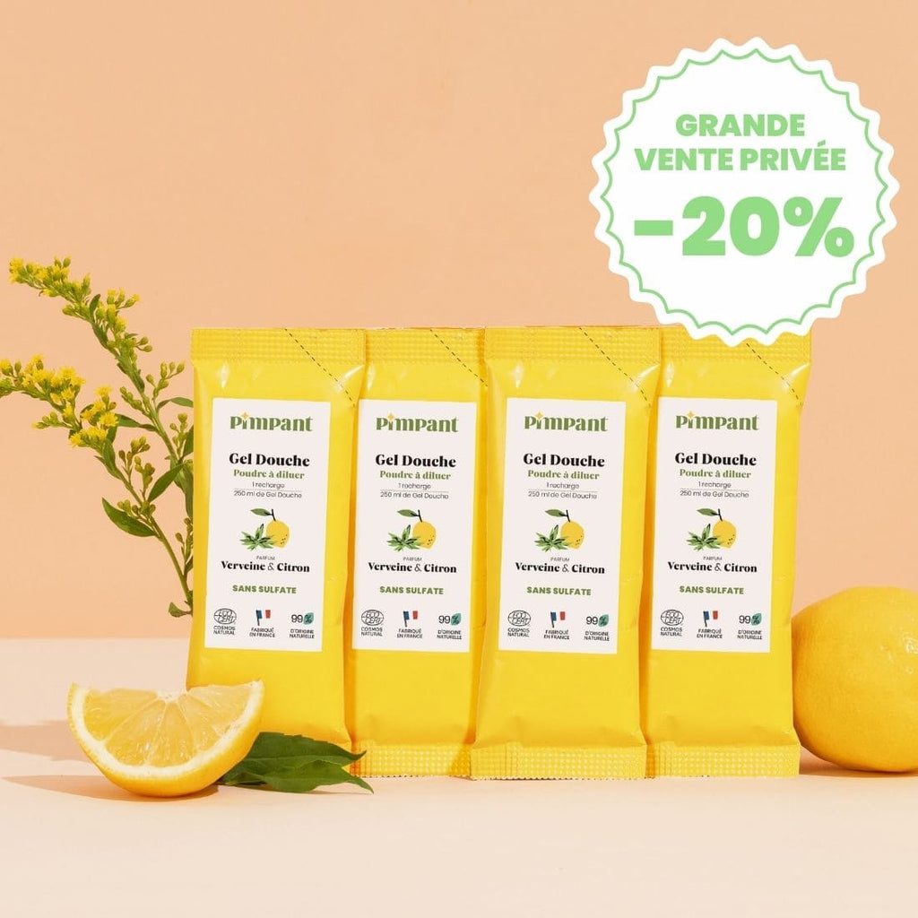 Recharges Gel Douche Verveine Citron (x4)