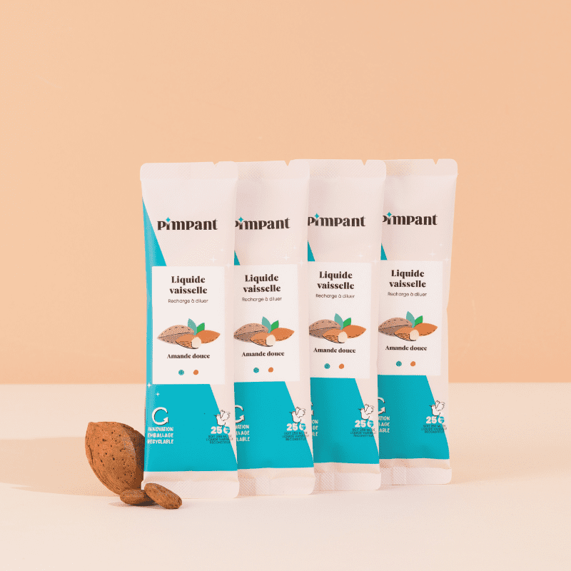 Recharges Liquide Vaisselle Amande Douce (x4)