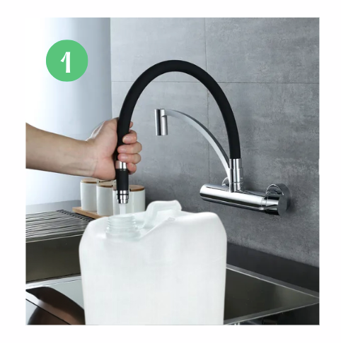 Lavabo Enfant Montessori évolutif 18 mois -  8 ans | Mobile, autonome en eau & sans travaux - EFFET BOIS