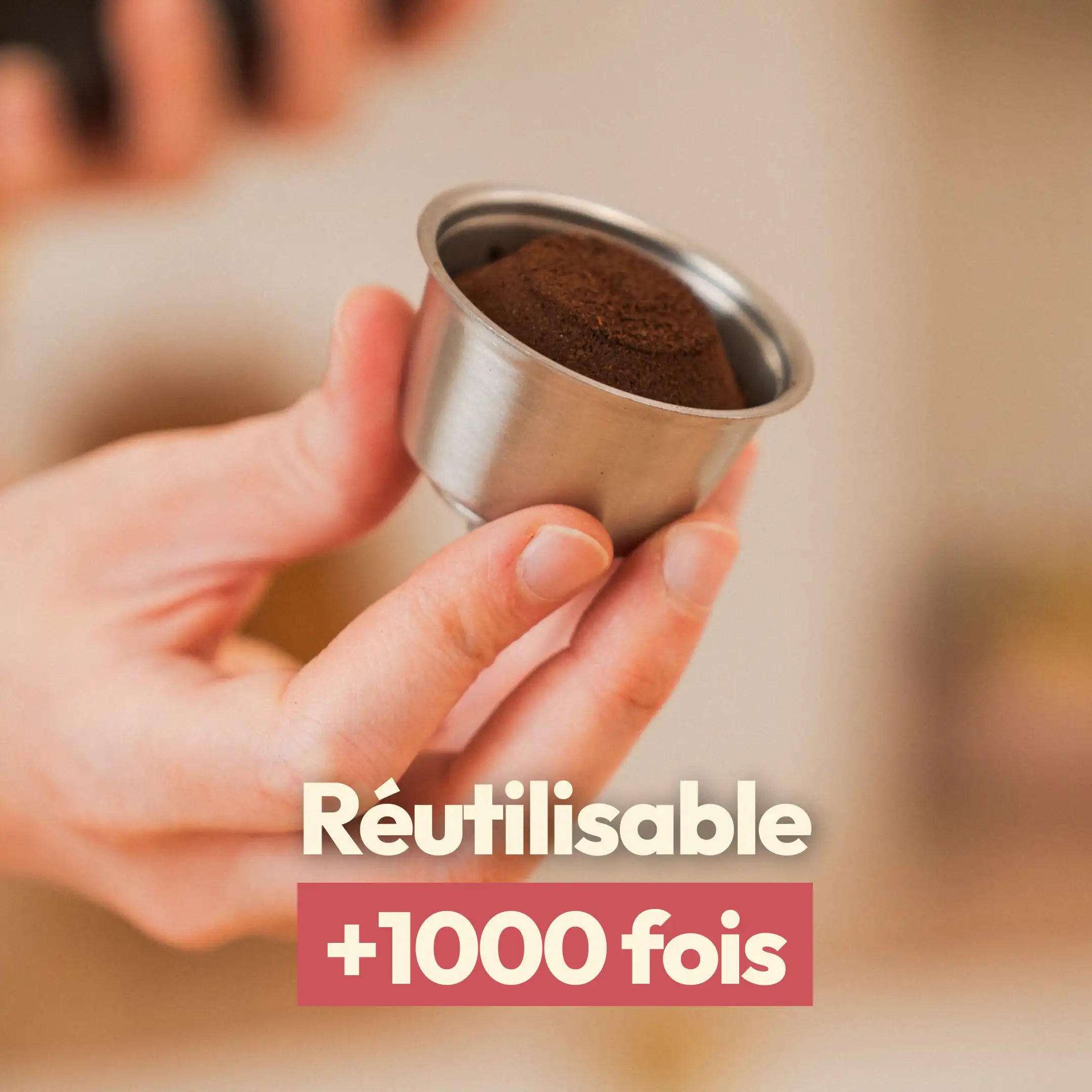 Caps'me reusable & refillable capsule compatible with Nescafé® Dolce Gusto®