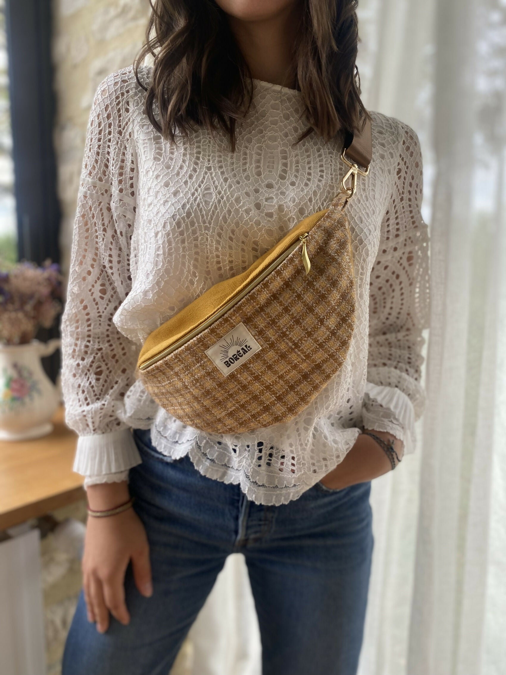 banane-jaune-moutarde-tweed-coton-laine-carreaux-chic-ethique-artisanale-fait-main-tendance-upcycling-4