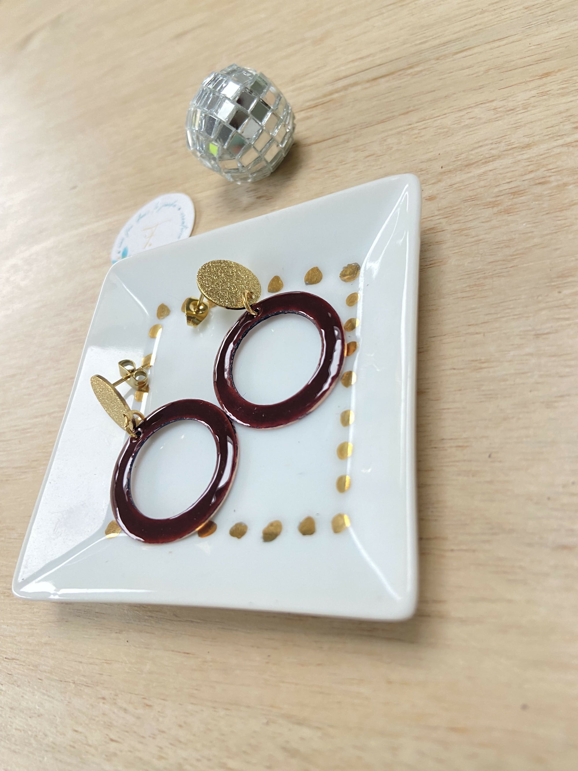 Boucles d’oreilles Myosotis