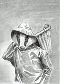 Blaireau costumé