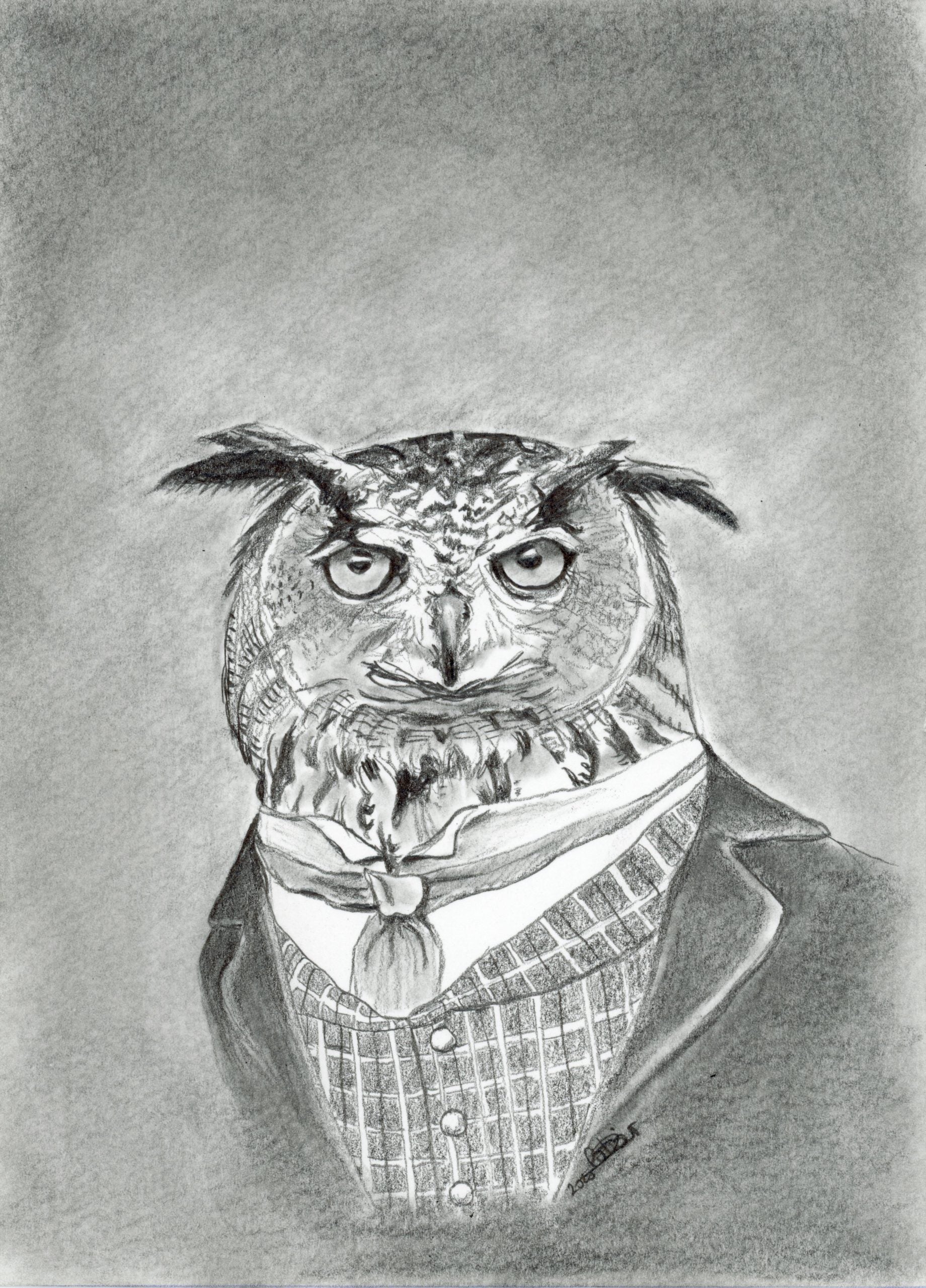 Grand duc costumé