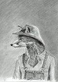 Fox in costume