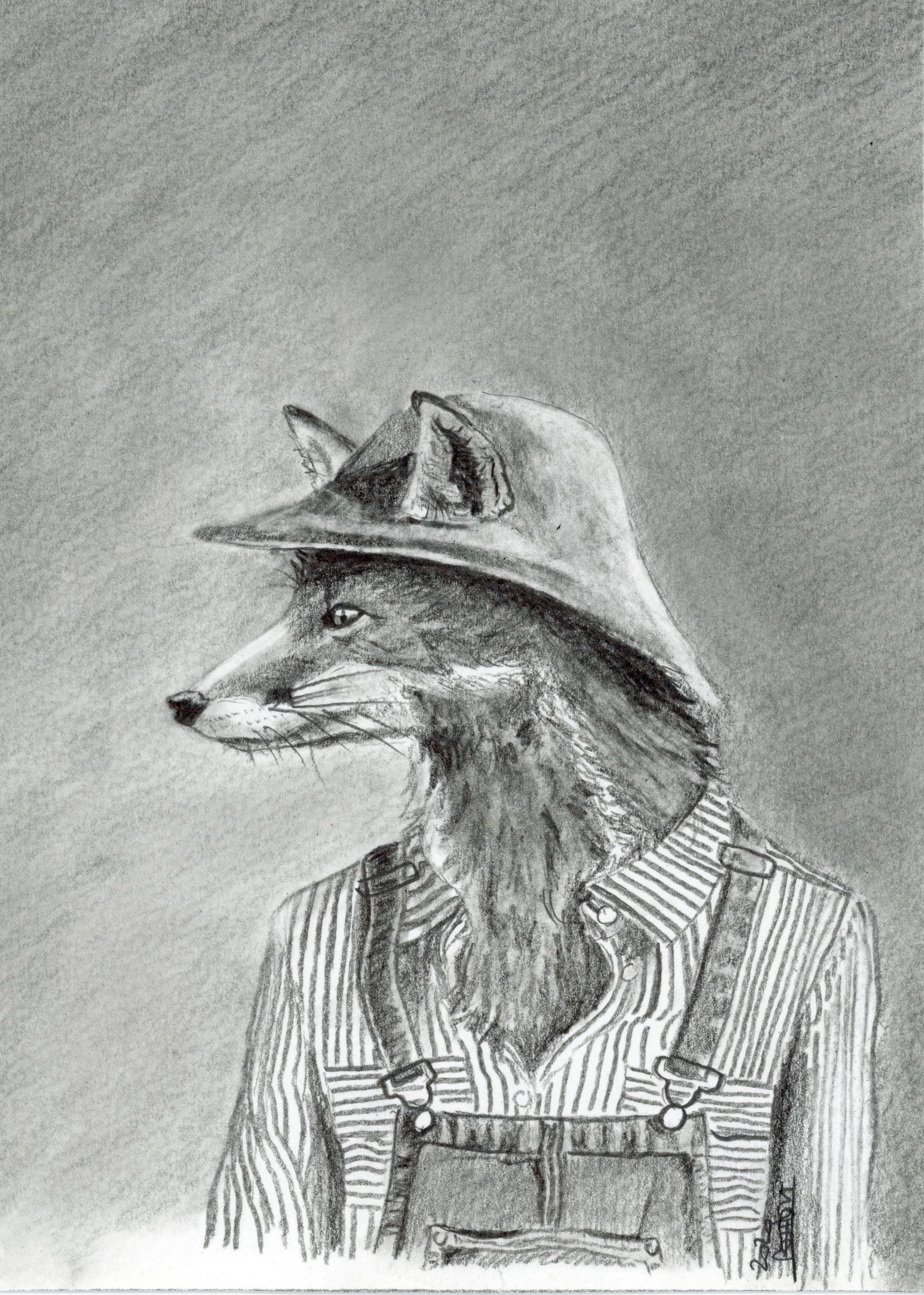 Fox in costume