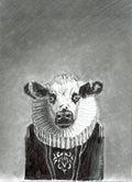 Vache costumée