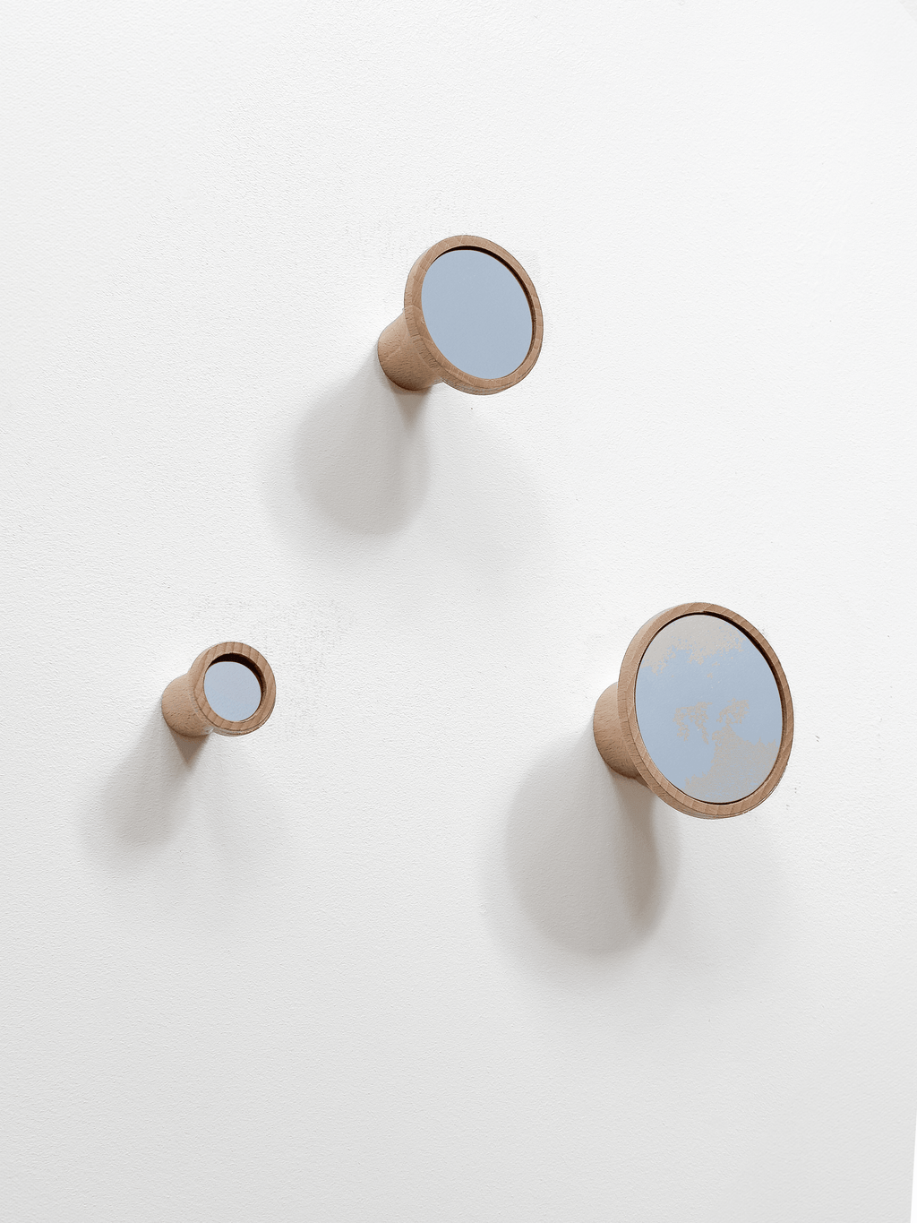 Set Clairon - Set de 3 patères en hêtre