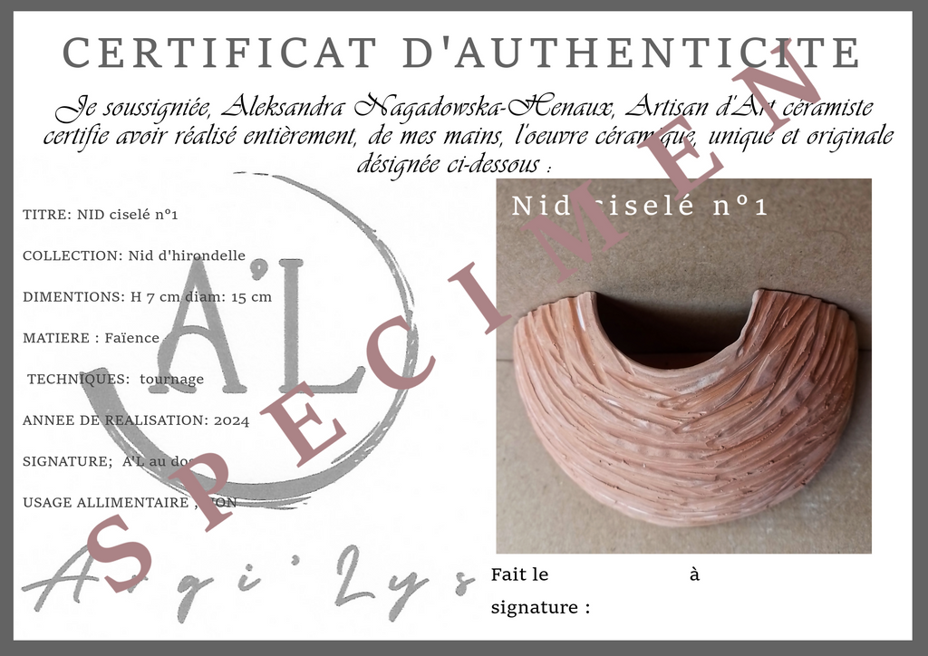 Nid ciselé n°1s