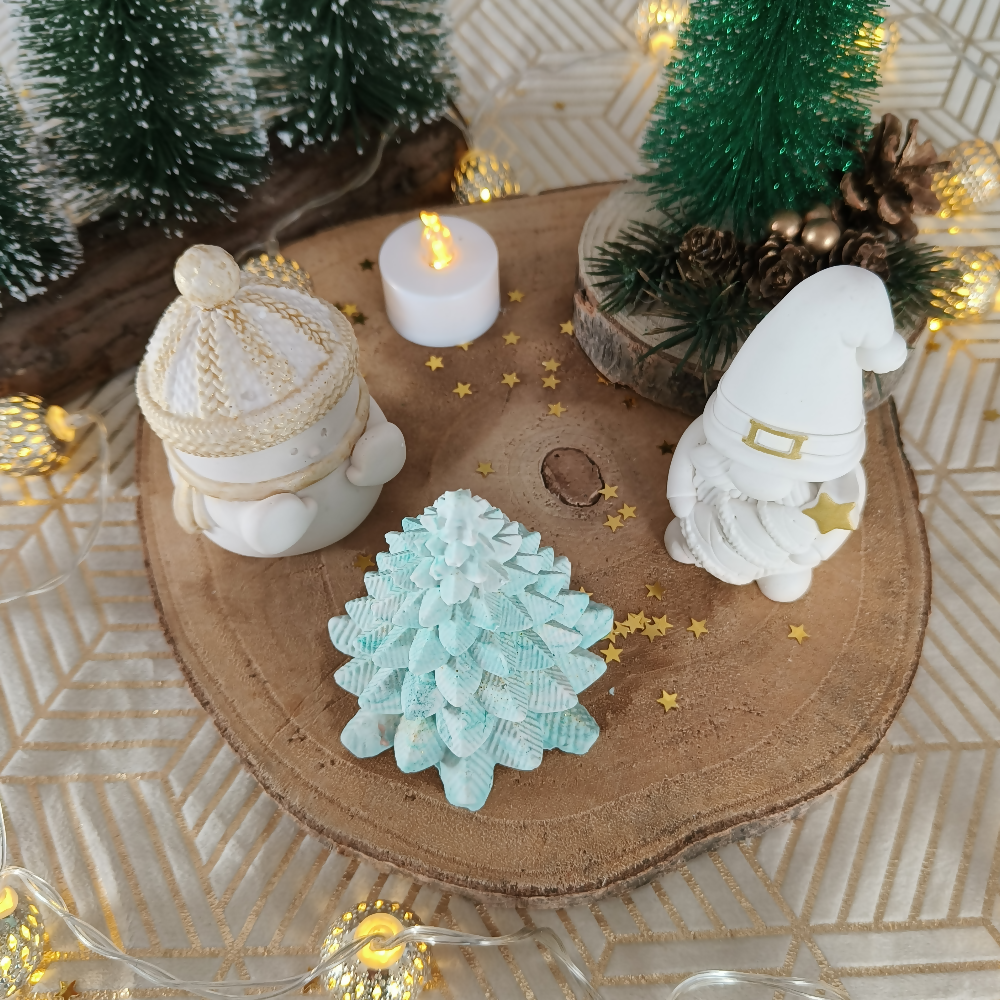 Figurine de Noël- Lot de 3 différentes