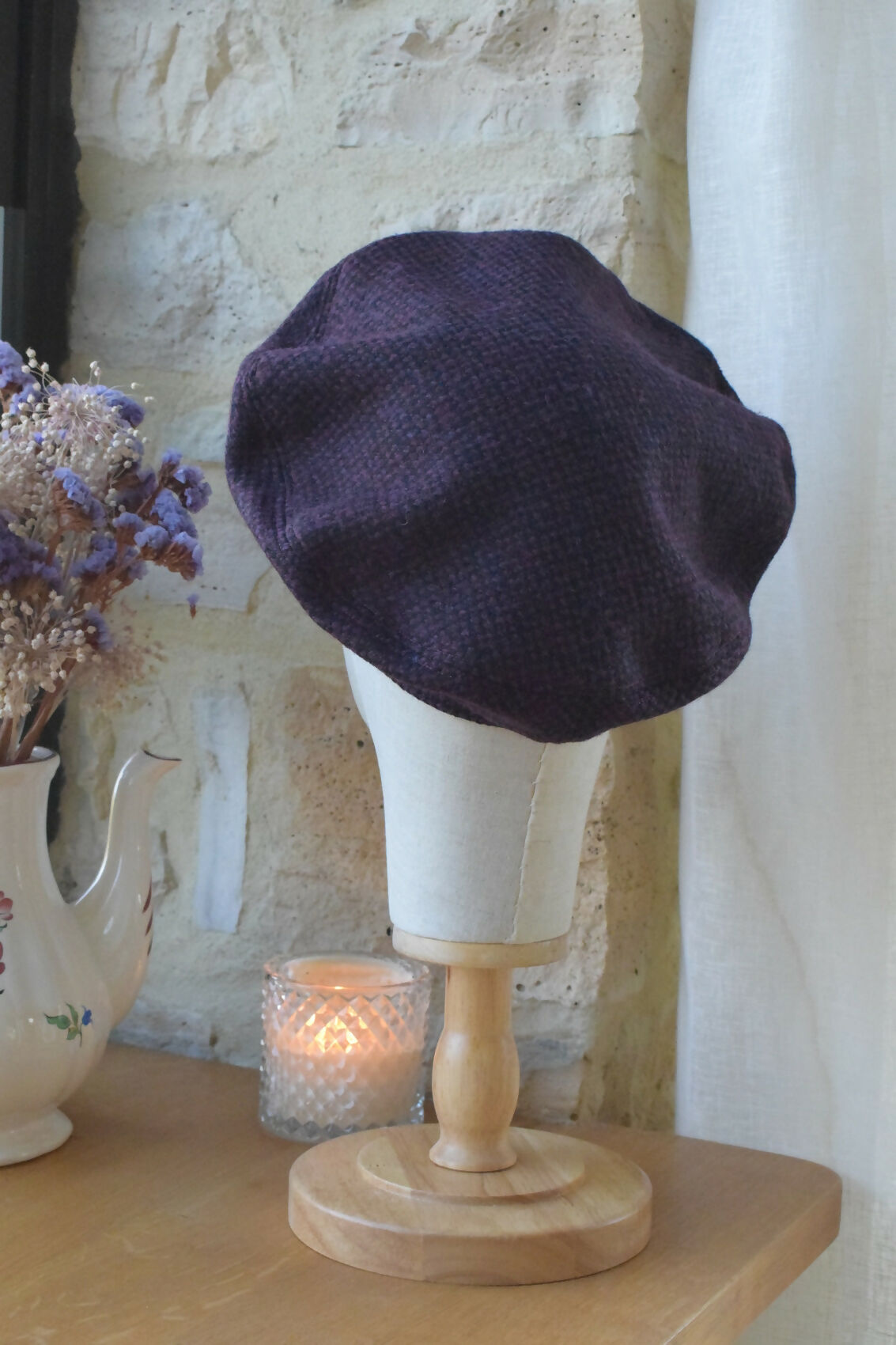 beret-laine-violet-chic-ethique-artisanale-fait-main-tendance-upcycling-3