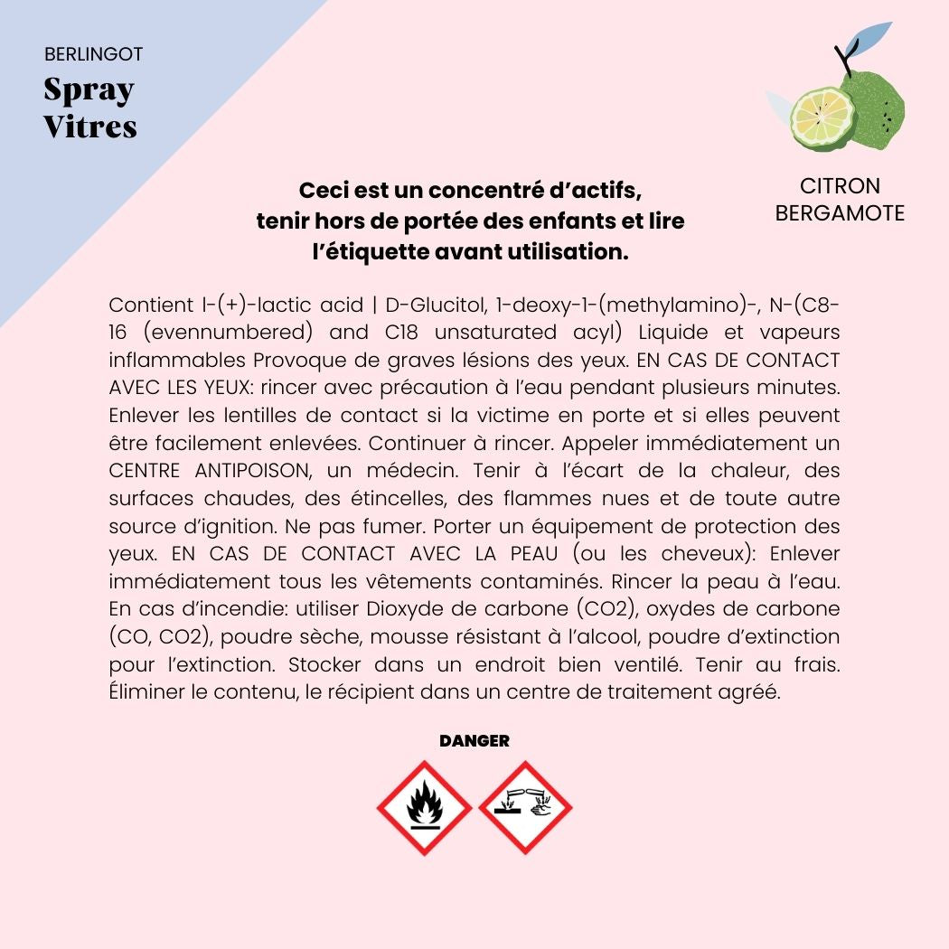 Pack Spray “Vitres”