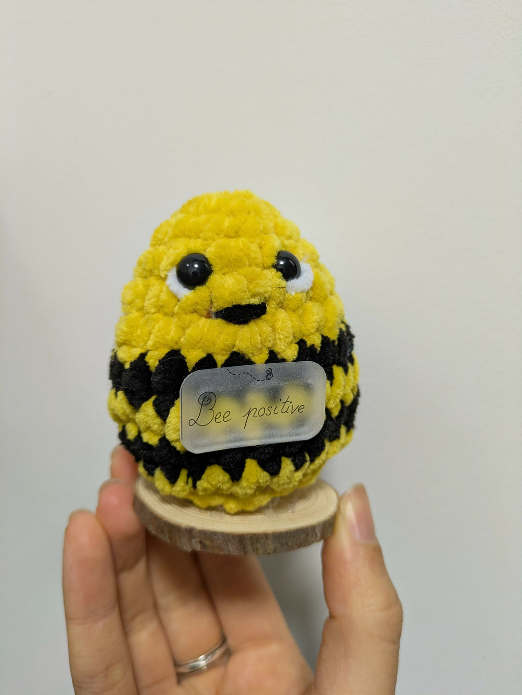 soft cuddly toy with a positive message