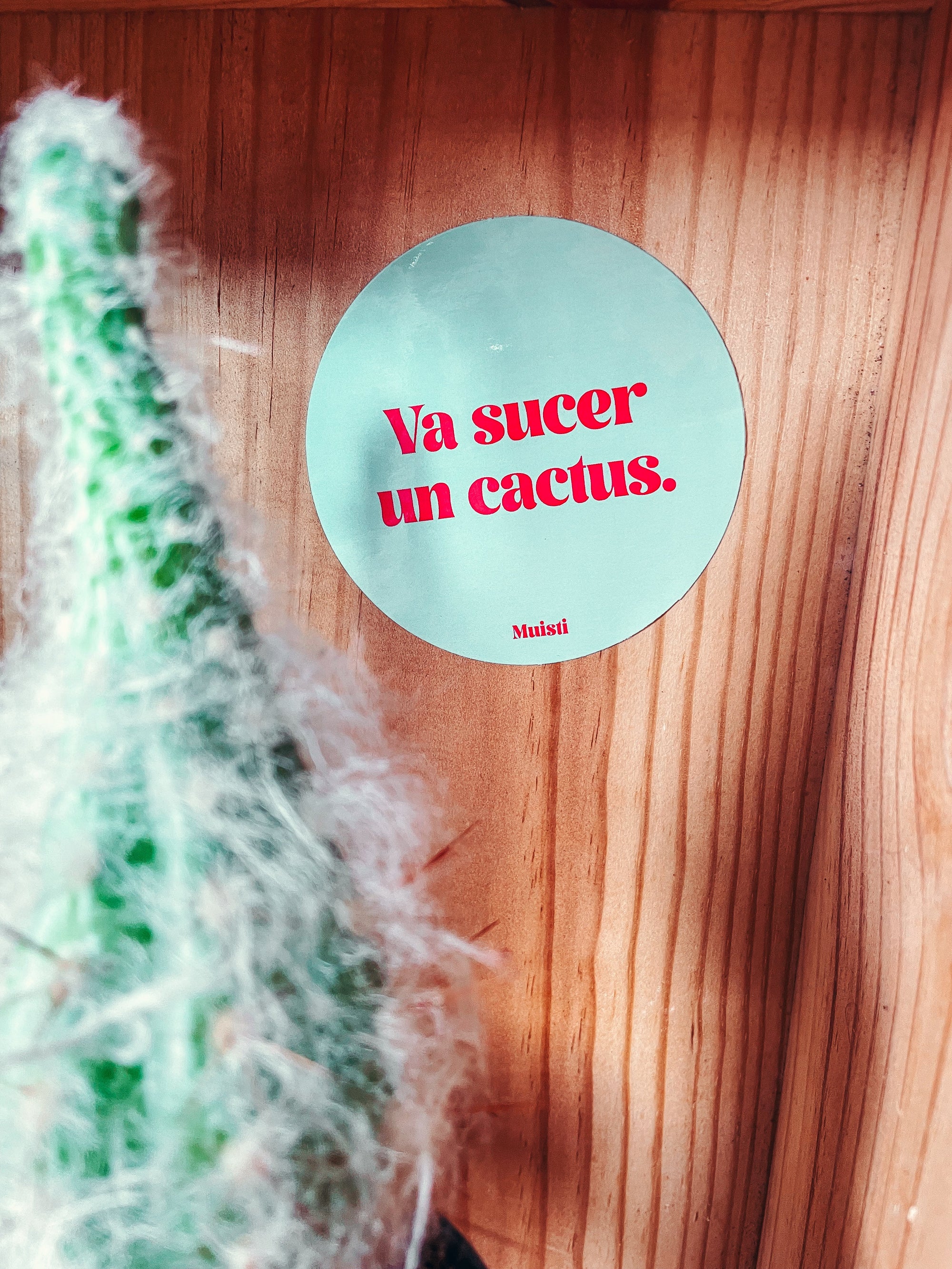 Sticker - Va sucer un cactus