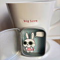 BOITE LAPIN LUNETTES PAPIER