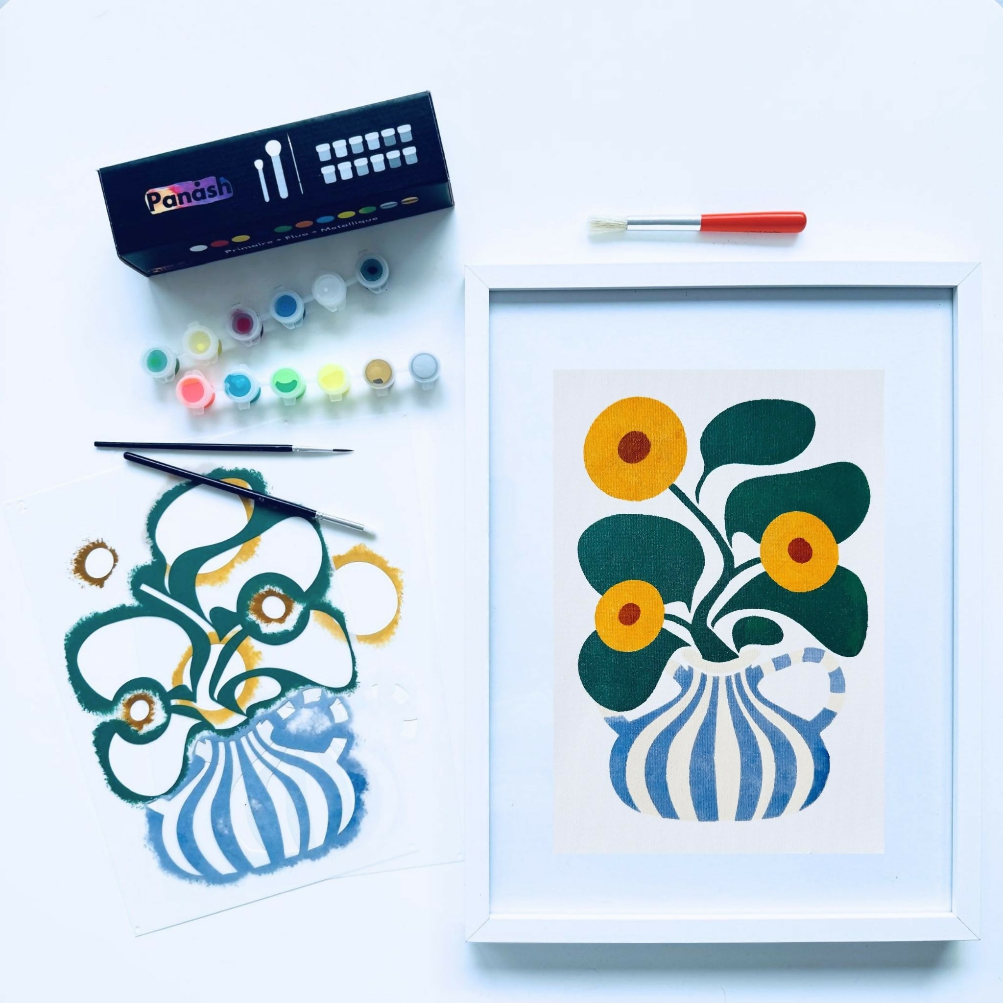 A4 Stencil Kit - Eclipse Vase