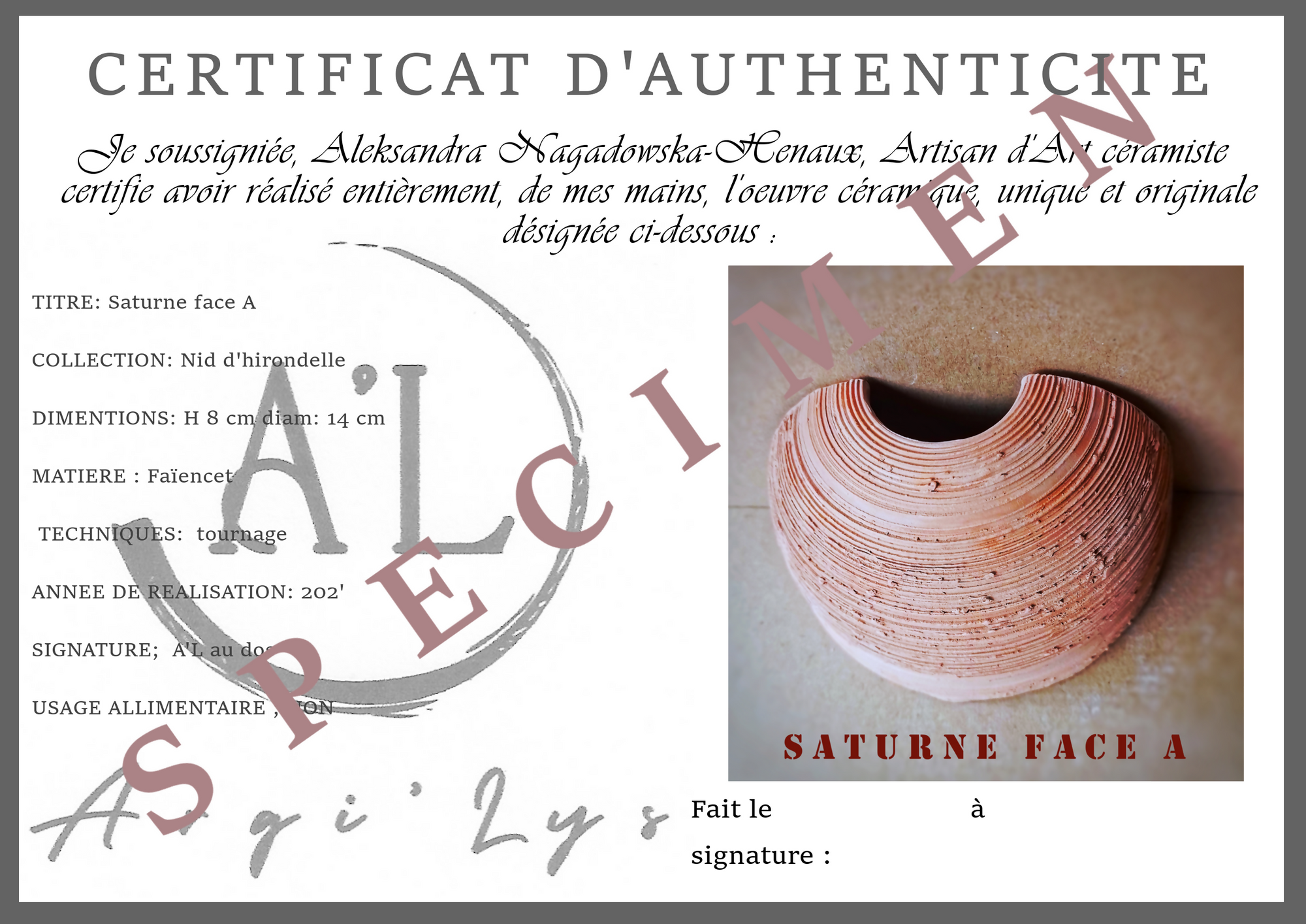 Saturne face A s