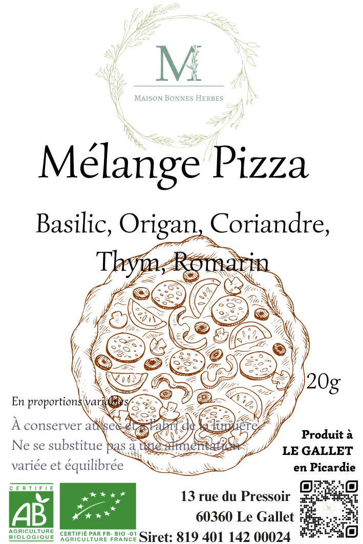 HERBS & SPICES - PIZZA BLEND