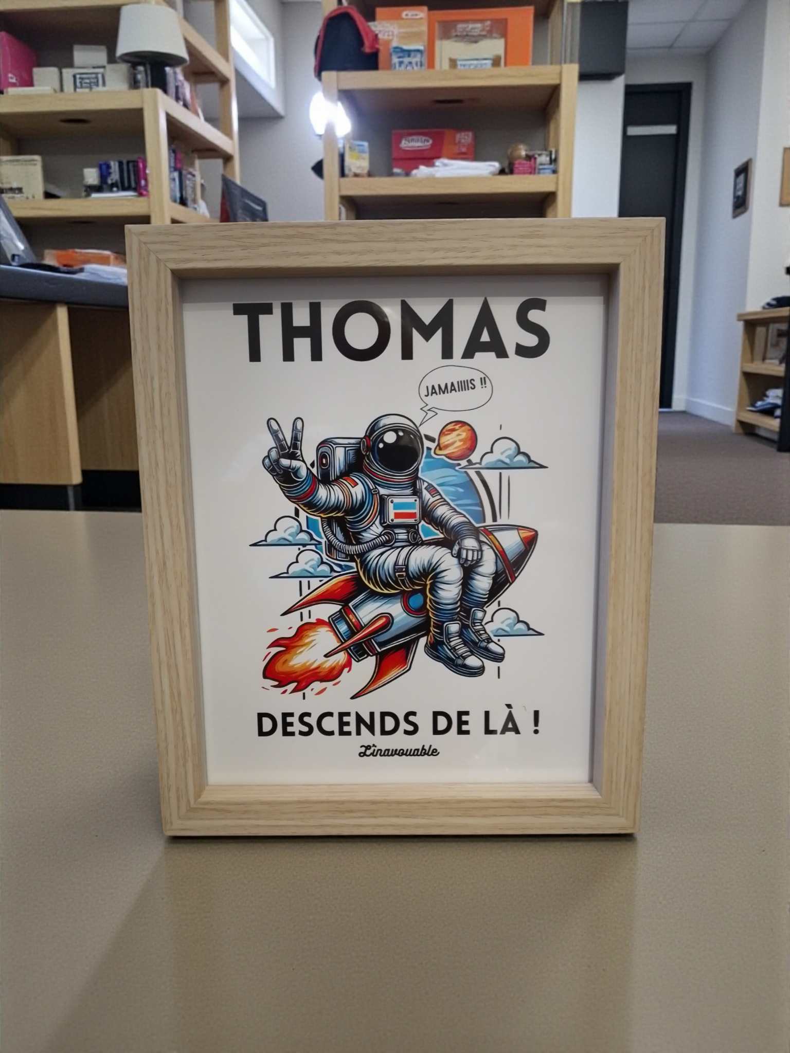 CADRE "THOMAS..."Modèle 2  Moyen beige